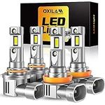 OXILAM H11 9005 LED Light Bulbs Com