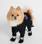 3-Season Dog Jacket Only with Attachable 4 Non-Slip Boots (Click on Boots to Buy) Water resistantand Adjustable (Dog Jacket and Boots are Sold Separately) (XS-5-7 LB, Dog Jacket)