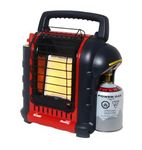 Mr Heater Portable Buddy with Carry Handle - for Butane and Propane Gas Screw Thread Cartridges