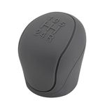 Juttzzei 5 Speed Gear Knob Cover, Universal Car Shift Knob Cover, Upgraded TPU Silicone Gear Stick Cover Head for Manual Automatic Car Gear Shift Knob - Gray