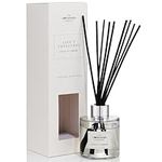 Luxury Reed Diffusers for Home | Aromatherapy Scented | 10 Weeks Long Lasting Fragrance | 10 Natural Rattan Reeds | The Copenhagen Company - Peony & Rhubarb (100ml)