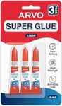ARVO Super Glue Liquid 4g,Pack of 3