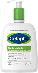 Cetaphil Fluido Idratante Crema Corpo per Pelle Normale, Secca e Sensibile, Idrata Fino a 48 Ore, Effetto Lenitivo, Senza Profumo, Formato 470 ml
