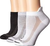 Merrell Women's Repreve Hiker 3 Pack Grey White Mix (Low Cut Tab) Socks Tab, One Size