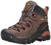 KEEN Utility Men’s Pittsburgh 6” Soft Toe Waterproof Work Boots, Cascade Brown/Bombay Brown 11 2E (Wide) US