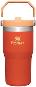 Stanley IceFlow Stainless Steel Tumbler - Vacuum Insulated Water Bottle for Home, Office or Car Reusable Cup with Straw Leak Resistant Flip Cold for 12 Hours or Iced for 2 Days, Tigerlily, 20OZ