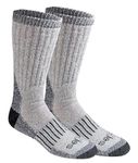 Dickies Men's Heavy Weight Wool Blend Thermal Crew Socks, Blue (2 Pairs), Shoe Size: 6-12