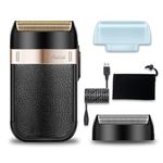 AOKAI WF-2022 Electric UltraThin Shavers for Men, Electric Razor for Men, Close Shave Head Shavers for Bald Men with 1 Extra Foil Blade, 1 Travel Pouch IPX4 Waterproof Low Noise Runtime 60 Mins