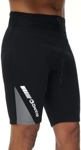 Owntop Pantalon de Plongée pour Hommes - Shorts de Combinaison en Néoprène 2mm, Gardez-Vous au Chaud pour Surf Snorkeling Natation Bas de Combinaison de Nage, Homme Gris XXL