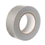 GTSE Silver Duct Tape, 48mm x 50m, 2” Waterproof Strong Adhesive Gaffer Tape for Patching, Sealing, Securing Cables and Labelling, Heavy Duty Tape, One Roll