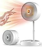 Space Heaters foor Indoor Use,Small Space Heater Fan with 2 Modes,Portable Heater for Bedroom Overheat Protection,Mini Space Heater Office Heater with Height Adjustable,Desk Heater for Home