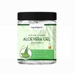 AYUORGANIX Aloe Vera Gel 400ml – 100% Pure & Organic, Soothing Moisturizer for Face, Skin, Hair & Sunburn Relief, Natural Hydrating Gel for All Skin Types, Paraben-Free, Non-Greasy