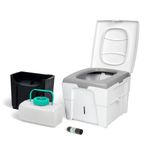 TROBOLO WandaGO Lite Composting Toilet, Compact Camping Toilet for on The Go, Portable Urine-Diverting Dry Toilet