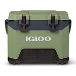 IGLOO Heavy-Duty 25 Qt BMX Ice Chest Cooler with Cool Riser Technology, Oil Green