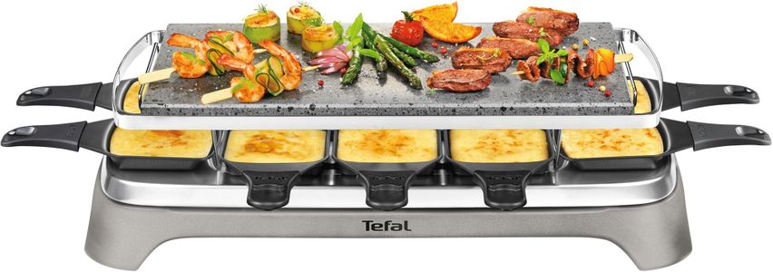 Tefal Raclette Grill – 10-Pan Electric Tabletop Party Grill