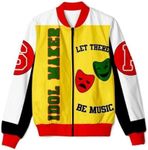 Generic Idol Maker Salt N Pepa 80s Hip Hop Lightweight Bomber Jacket (US, Alpha, Large, Regular, Regular, Yellow)