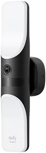 eufy Security Wired Wall Light Cam S100, caméra de sécurité extérieure, caméra 2K avec lumière 1200 lumens, vision nocturne couleur, lumière activée par les mouvements, pas de frais mensuels