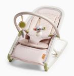 Tiny Love Boho Chic 2-in-1 Rocker, Lightweigth Rocker, Rocking Mode and Stationary Seat, Suitable From Birth, 0-9 kg (20 lbs)