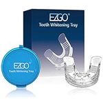 EZGO Teeth Whitening Trays Silicone Tray, Works with Tooth Whitening Light and Bleaching Gel, Comfort fot all mouth, Mouth Night Guard for Grinding Teeth, Dental Grade, Retainer Case (Silicone Tray)