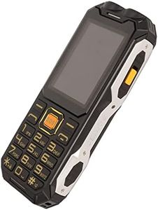 Zunate 2G Rugged Phone Unlocked, Cell Phone for Seniors, Easy to Use Big Button Mobile Phone for Elderly, Kids, 16800mAh, SOS Button, Flashlight, Dual SIM, Loud Voice, 2.4" Screen(Black)