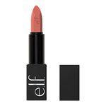 e.l.f. O Face Satin Lipstick, Richly Pigmented, Nourishing & Long-Lasting Creamy Lipstick, Infused With Jojoba, Vegan & Cruelty-Free, Feeling Myself