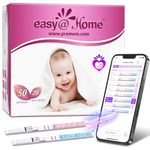 Easy@Home 50 Ovulation & 20 Pregnancy Test Strips Kits: Easy to Use Sensitive Accurate Reliable Fertility Predictor (Pink)