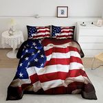 Erosebridal American Flag Comforter