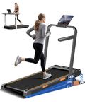 14% Incline Walking Pad Treadmill for Home Small, 4-in-1 Under Desk Treadmill with Handles, Folding Treadmills with 2.5 HP Quiet Brushless,330 LBS Capacity