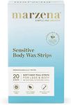 Marzena Sensitive Body Wax Strips, 20 Count