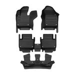 TuxMat - for Volvo XC90 Recharge 7-Seater Hybrid/PHEV 2016-2025 Models - Custom Car Mats - Maximum Coverage, All Weather, Laser Measured - This Full Set Includes 1st, 2nd and 3rd Rows