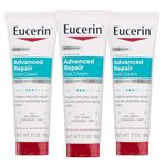 Eucerin Advanced Repair Light Feel Foot Creme 3 Ounce (Pack of 3) (Packaging May Vary)