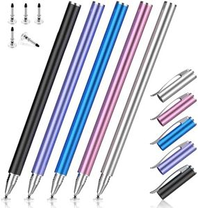 Stylus Pen for Touchscreen, 5 Pack High Sensitivity & Precision Capacitive Stylus for iPad iPhone Android Smartphone Tablets All Universal Touch Screens