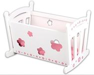 Bubbadoo Wooden Dolls Cradle,White