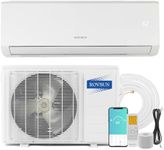 ROVSUN 9000BTU Wifi Enabled Mini Split Air Conditioner & Heater, 19 SEER 115V Energy Saving Inverter Ductless Wall AC Unit with Pre-Charged Condenser, Heat Pump & Installation Kit