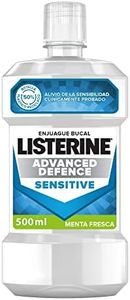 Listerine 500ml Advanced Defence Sensitive Mouthwash Fresh Mint