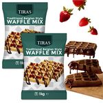 Belgian Style Crispy and Tasty Waffle Waffle Mix - 1KG Bags - PACK OF 2