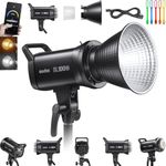 GODOX SL100Bi Bi-Color Video Light 2800K-6500K Compact Size CRI 96 TLCI 97 Bowens Mount 11 Fx Special Effects 32100Lux@1m Continuous Light for Live Recording, Video Shooting, Portrait Photography