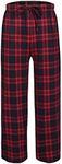 Ekouaer Boys Pajama Pants Soft Elastic Waist Pajama Bottoms Plaid Lounge Pants Bottoms