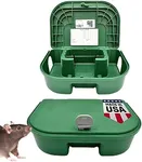 Exterminators Choice - Large Rat Bait Station Boxes with 1 Key - Heavy Duty Mouse Trap Poison Holder - Great for Catching Rats and Mice - Pest Control - Durable and Discreet