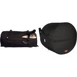 Protec Deluxe Multi-Tom Bag with Wheels and Protec 18x22-Inch Heavy Ready Kick Drum Bag