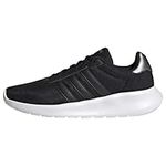 adidas Women's Lite Racer 3.0 Gymnastics Shoes, Core Black Core Black Iron Metallic, 9 UK