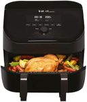 Instant Pot VersaZone Air Fryer comes with XXL Single and Double Air Frying Drawers complete with 8 Smart Programmes - Air Fry, Bake, Roast, Grill, Dehydrate, Reheat - Black, 8.5L