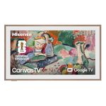 Hisense 65S7N-65 inch CanvasTV™ 4K QLED Google TV with Art Mode, DTS Virtual:X, Dolby Vision/HDR10/HDR10+/HLG, 144Hz Refresh Rate, Game Mode PRO and Voice Control