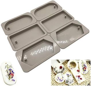 KOOTIPS Silicone Wax Molds, Resin Jewelry Molds Making with Hanging Hole for DIY Jewelry Craft Making