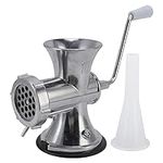 Silver Manual Meat Grinder Suction 