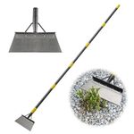 HOSKO Garden Cleaning Shovel, Multifunctional Cleaning Shovel with Handle 163cm, Garden Scraper Weed Shovel for Weeding,Scraping,Ice Remove