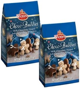 Wicklein Choco-Buddies Milk Chocolate Gingerbread Cookies - Soft German Lebkuchen - Premium European Bakery Treats - 175g Bag - Pack of 2 (350g Total)
