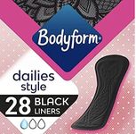 Bodyform Black Normal Panty Liners 5X PACK OF 21