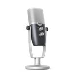 AKG Pro Audio Ara Professional USB-C Condenser Microphone, Dual Pattern Audio Capture Modes for Podcasting, Video Blogging, Gaming and Streaming, Blue & Silver