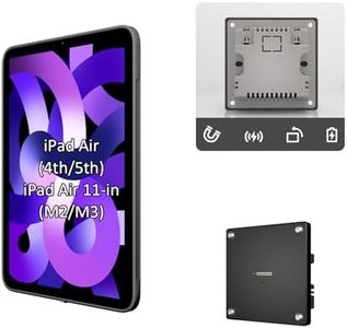 Zilvex Wall Mount Charging Kit for Apple iPad Air 4th & 5th Gen 10.9″& iPad Air 11-in(M2,M3) – Magnetic Tablet Wall Mount with 15W Fast Charging, TPU Protective Case, Smart Home Hub Integration